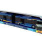 Daron MTA New York City Bus 16" Articulated Bus RT8571 Toy, Blue , Brown