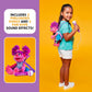 Singing Machine Karaoke Plush Sesame Street Toys (Abby Caddaby Plush Toy) - Adjustable Carrying Straps - Sing-Along Built-in Real Working Microphone &