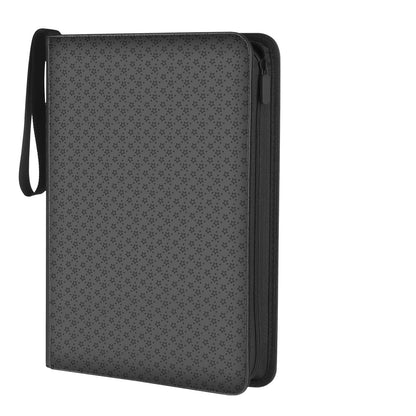 9-Pocket Card Binder - Holds 432 Cards, Premium Zippered Card Album Folder, 24 Side Loading Pages, Compatible with Penny Sleeves for Basketball