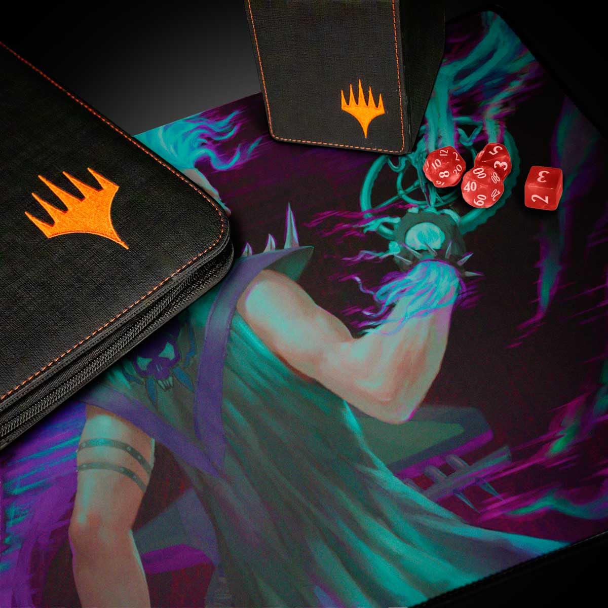 Ultra PRO - Aetherdrift Winter, Cursed Rider Playmat for Magic: The Gathering, Use as Mousepad, Desk Mat, Protects MTG Cards During Gameplay, TCG
