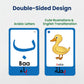 YIYDONG Arabic Alphabet Flash Cards for Kids Toddler, Learning Arabic Letters Flashcards with English Transliteration for Kindergarten, Preschool
