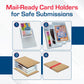 BCW Semi Rigid Card Holder #1 | 100 Pack | Semi Rigid Card Sleeves for Grading Preparation | Protective Holders for Sports & Trading Cards