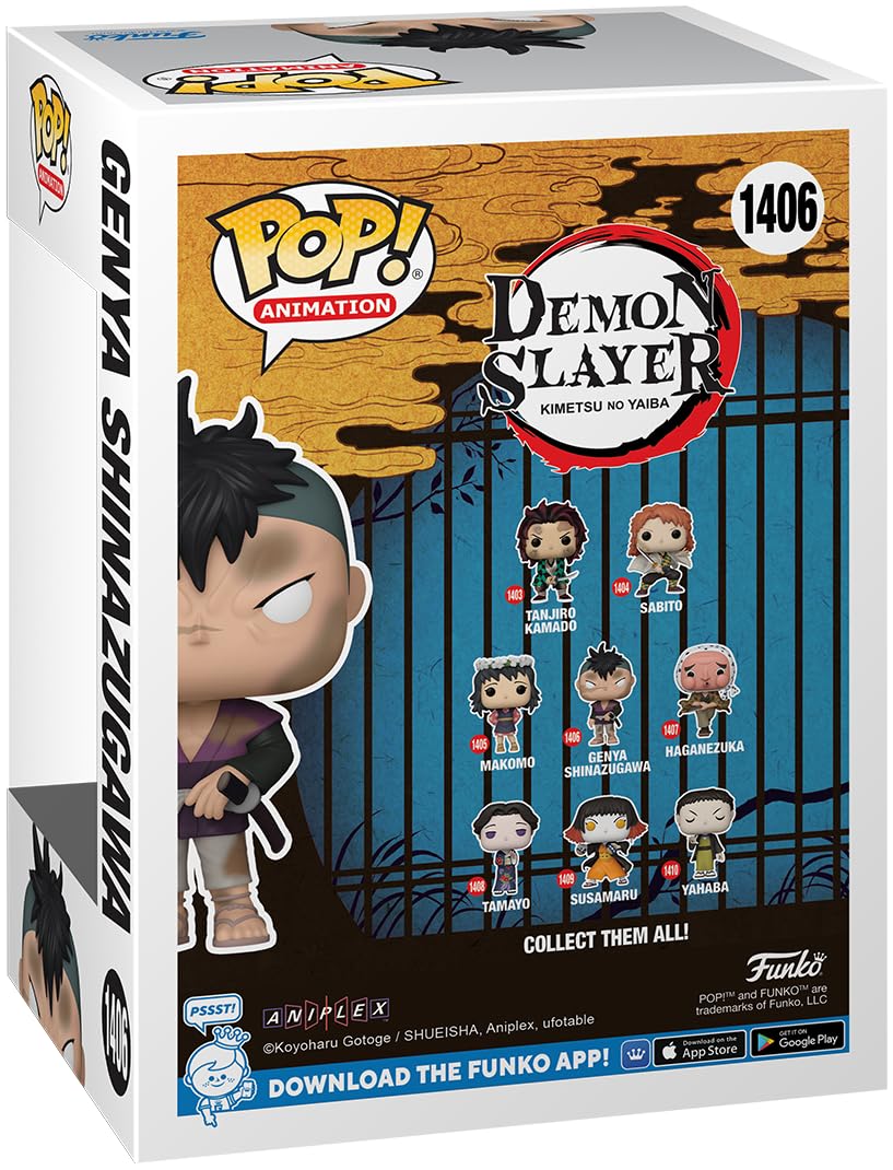 Funko POP! Animation: Demon Slayer - Genya Shinazugawa - Collectable Vinyl Figure - Gift Idea - Official Merchandise - for Kids & Adults - Anime Fans
