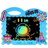 Kiditos LCD Writing Tablet for Kids, 11 Inch Colorful Doodle Board and Drawing Pad for Kids Ages 3-12, Reusable Mess-Free Educational Learning Toy