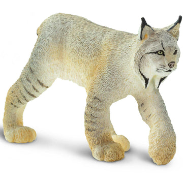 Safari Ltd. Lynx Figurine - Lifelike 3.5" Model Figure - Educational Toy for Boys, Girls, and Kids Ages 3+