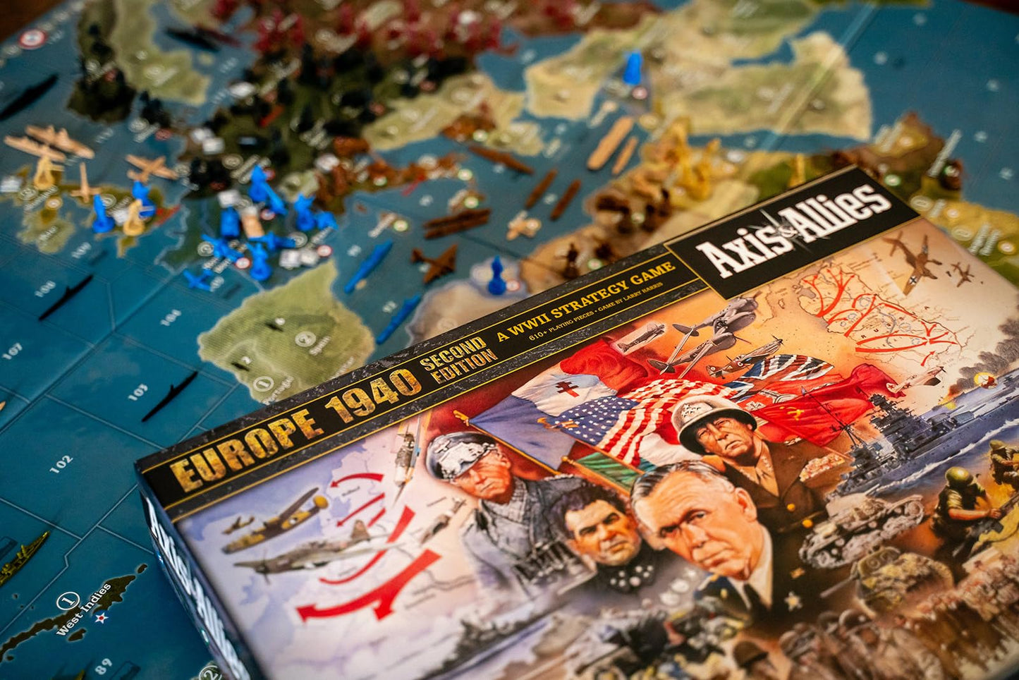 Renegade Game Studios Axis and Allies 1940 Europe WWII Strategy Board Game for 2-5 Players, 6 Hour Gameplay