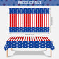 2 Pack 4th of July Tablecloth - Patriotic American Flag Table Cloth, Plastic Disposable Rectangle USA Star Stripe Table Cover for Memorial day Fourth