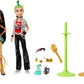 Monster High Booriginal Creeproduction Dolls 2-Pack, Cleo De Nile & Deuce Gorgon Collectible Reproductions with Doll Stands, Diaries & Pets