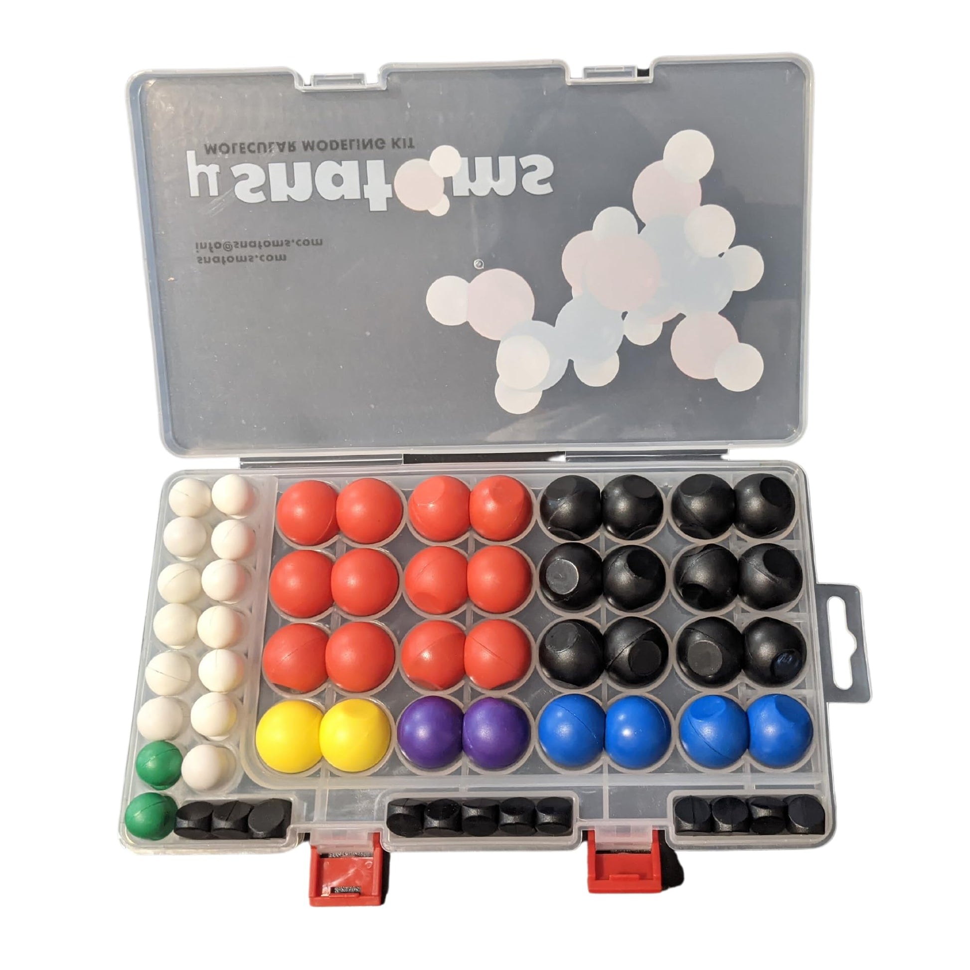 Snatoms MicroSnatoms Magnetic Molecular STEM Kit by Veritasium | Intro to Atoms, Molecules, Bonding, Chemistry | Science | Magnetic Molecular Modeling