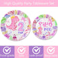 211 Pcs Dinosaur 2nd Birthday Party Supplies, Girl Dino Two Rex Birthday Decorations, 20 Serves Include Paper Plates, Cups, Napkins, Tablecloth, Cake