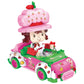 Brickcraft Strawberry Shortcake Berry Cruiser Christmas Building Kit, Festive 362-Piece Buildable Figure & Car Block Set, Classic Cartoon Collectible
