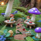 JIUMO Fairy Garden Walkway Path, Mini Pathway, Miniature Fairies Gardens Accessories, Dollhouse Road Way,Micro Mini Path Road for Fairy Gardens