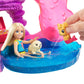 Barbie Dreamtopia Chelsea Water Lagoon Playset with Chelsea Doll (6 in Blonde), 2 Pets, Slide, Pool & Swing, Gift for 3 to 7 Year Olds