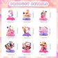 Little Miss Threenager Birthday Decorations: 9Pcs Little Miss Threenager Centerpieces Threenager Birthday Decorations Girl