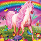 MasterPieces 60 Piece Glow in the Dark Fantasy Puzzle for Kids - Rainbow World - 14"x19" - Screen-Free Fun!