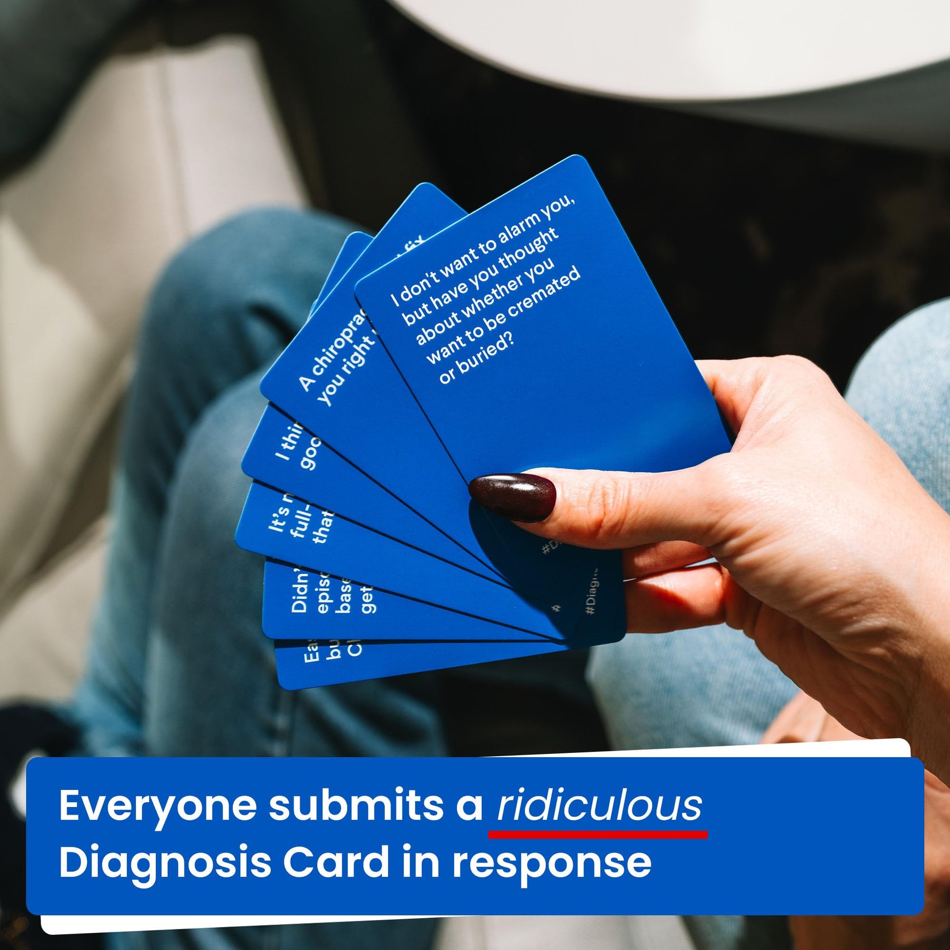 DiagnosThis - Hilarious Hypochondriac Party Game for Adults | 300 Diagnosis & 100 Symptom Cards for Medical Nerds, Hypochondriacs & Game Nights