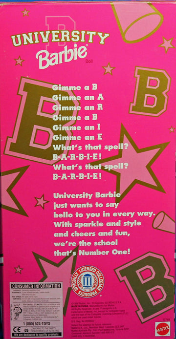 Barbie Georgetown University Cheerleader