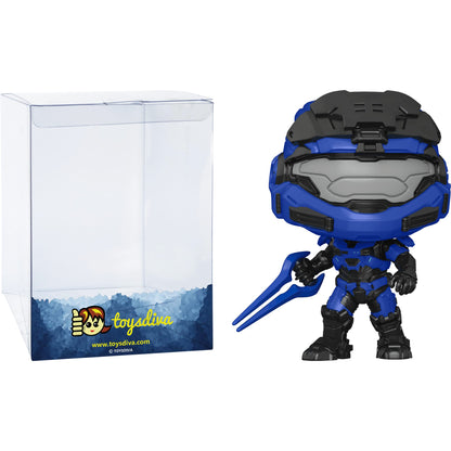 Funko Spartan Mark V [B] w/E n e r g y Sword: P o p ! Games Vinyl Figurine Bundle with 1 Compatible 'ToysDiva' Graphic Protector (021-59336 - B)