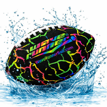Wave Runner Grip It, Size 9.25in - Water Football, Beach Toys, Kids Outdoor Games for Summer | Pool Toys Football - Special Grip Pattern, Double