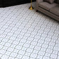 iLAND Double-Sided Dollhouse Flooring Tiles 115PCS for 1/12 Scale and 1/6 Scale Accessories, Reversible French Floral & Marble Tiles, Miniature