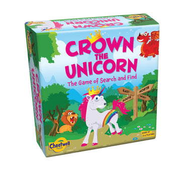 Outset Media Crown The Unicorn - The Game of Search and Find - 2 to 6 Players Ages 4 and up