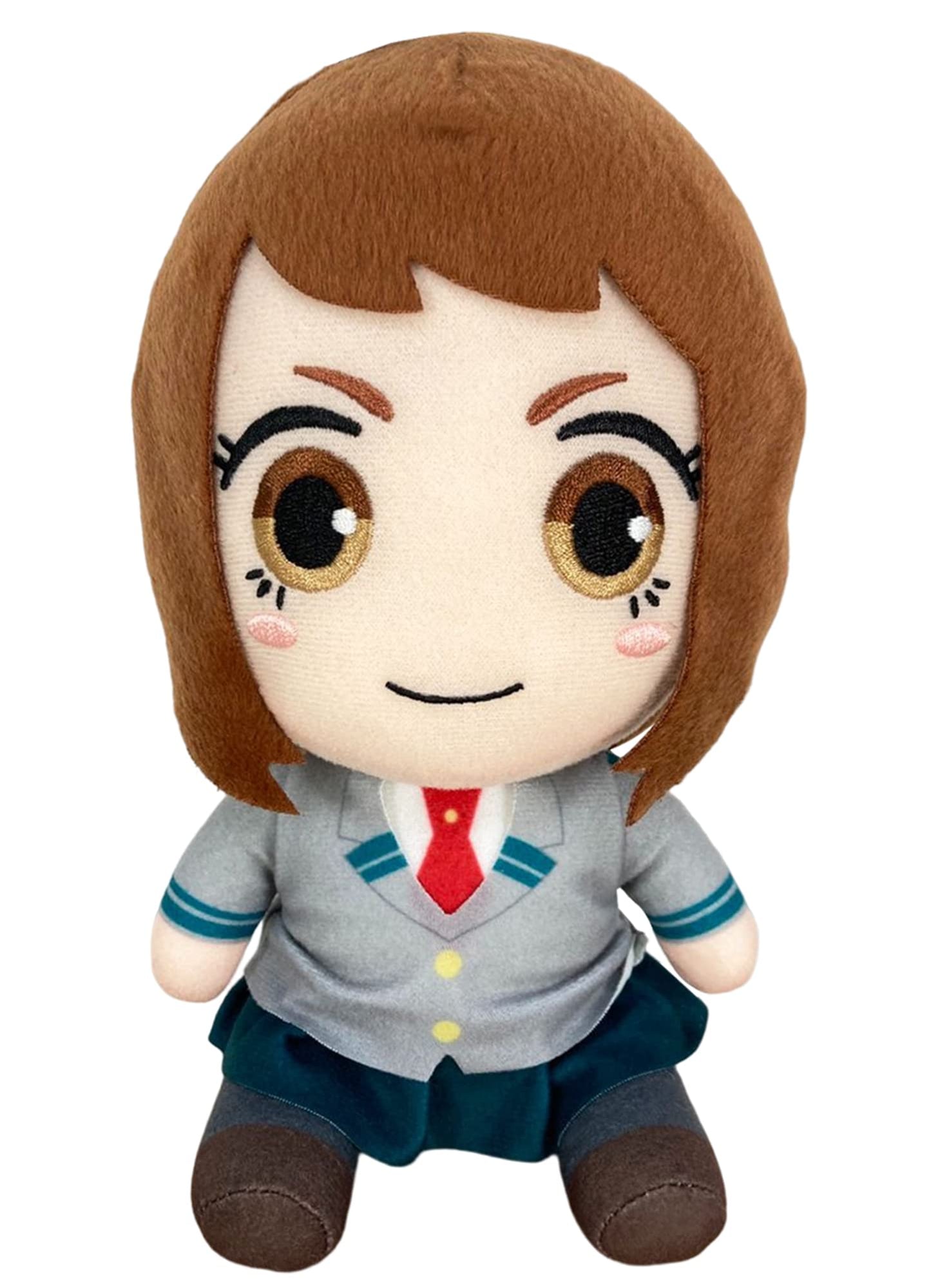 Great Eastern Entertainment My Hero Academia S2 - Ochaco Seifuku Sitting Plush 7" H