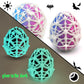 XAKNXGU 3D Printed Spider Egg with 10 Unique Spiders Inside, Glow in The Dark Halloween Toys for Kids, Cute Small 3D Printed Animals Fidget Toys