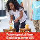 Educational Insights Pancake Pile-Up - Relay Race Games for Kids, Gross Motor Preschool Games for 4 Year Olds, Birthday Party Activities, Matching