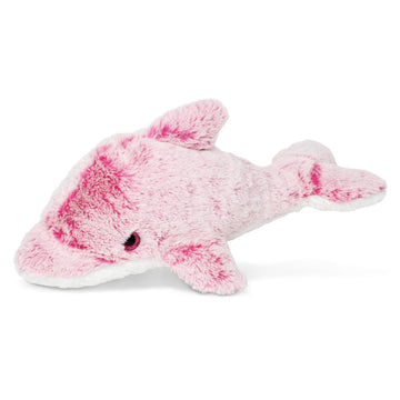 DolliBu Pink Dolphin Super Soft Stuffed Animal, Cute Realistic Stuffed Animals for Girls. Boys and Adults Animal Gifts, Kids Ocean Life Nursery Décor
