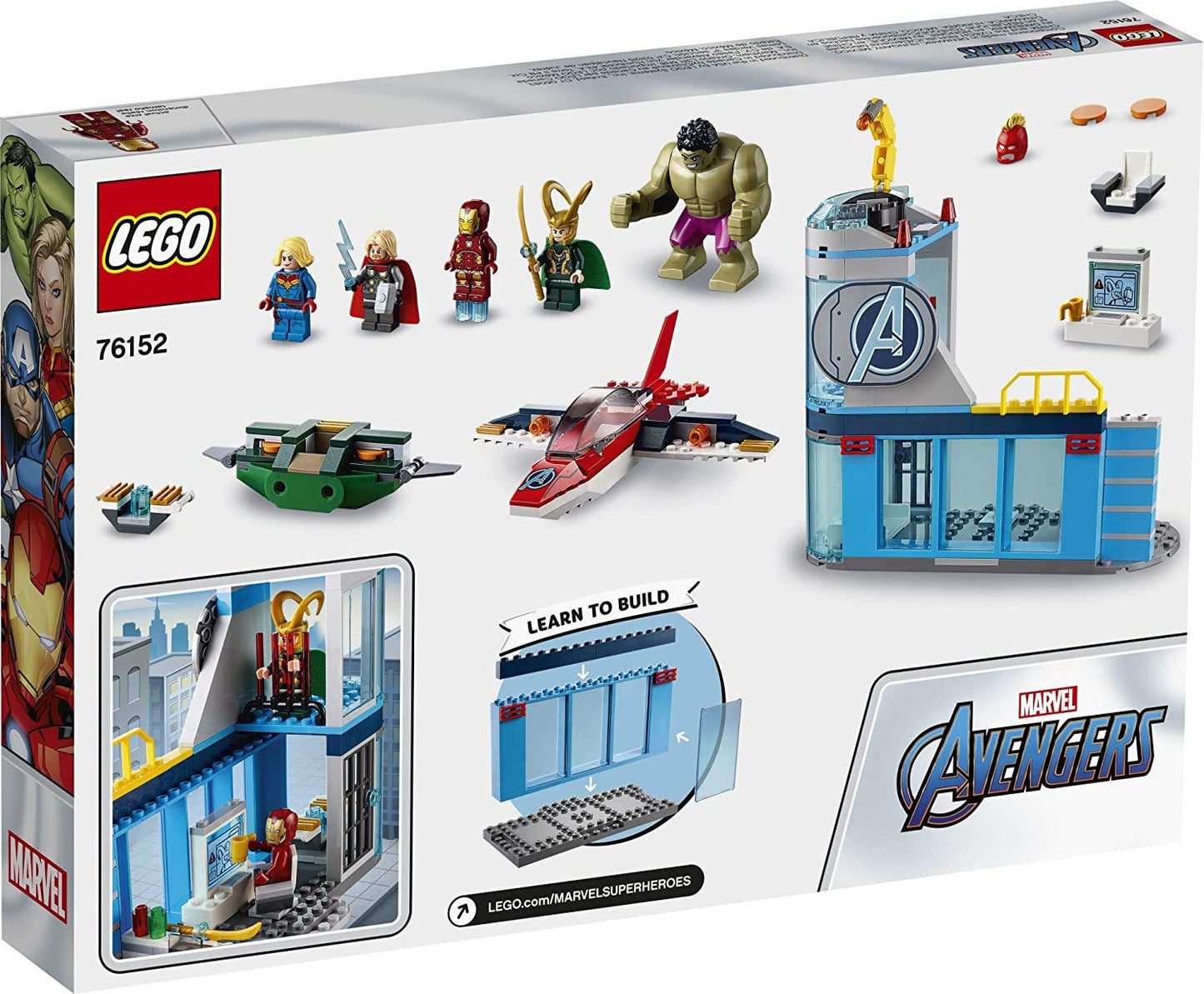 LEGO Marvel Avengers Wrath of Loki 76152 Building Toy with Marvel Avengers Minifigures and Tesseract; Great Gift for Kids Who Love Captain Marvel