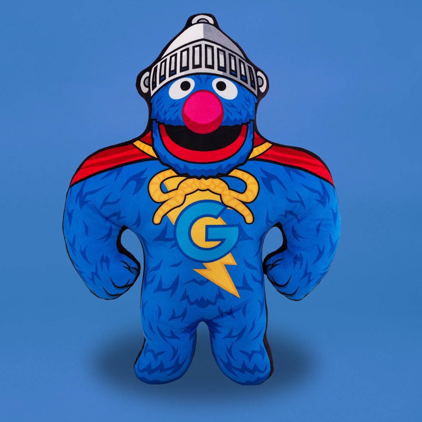 Bleacher Creatures Sesame Street Grover Superhero 22" Bleacher Buddy - Soft Plush Toy