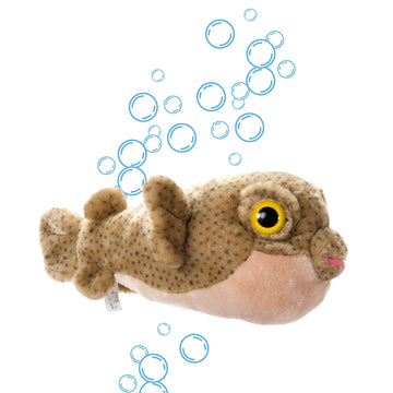 The Petting Zoo Pufferfish Stuffed Animal Plushie, Gifts for Kids, Wild Onez Sealife Animals, Pufferfish Plush Toy 15 Inches