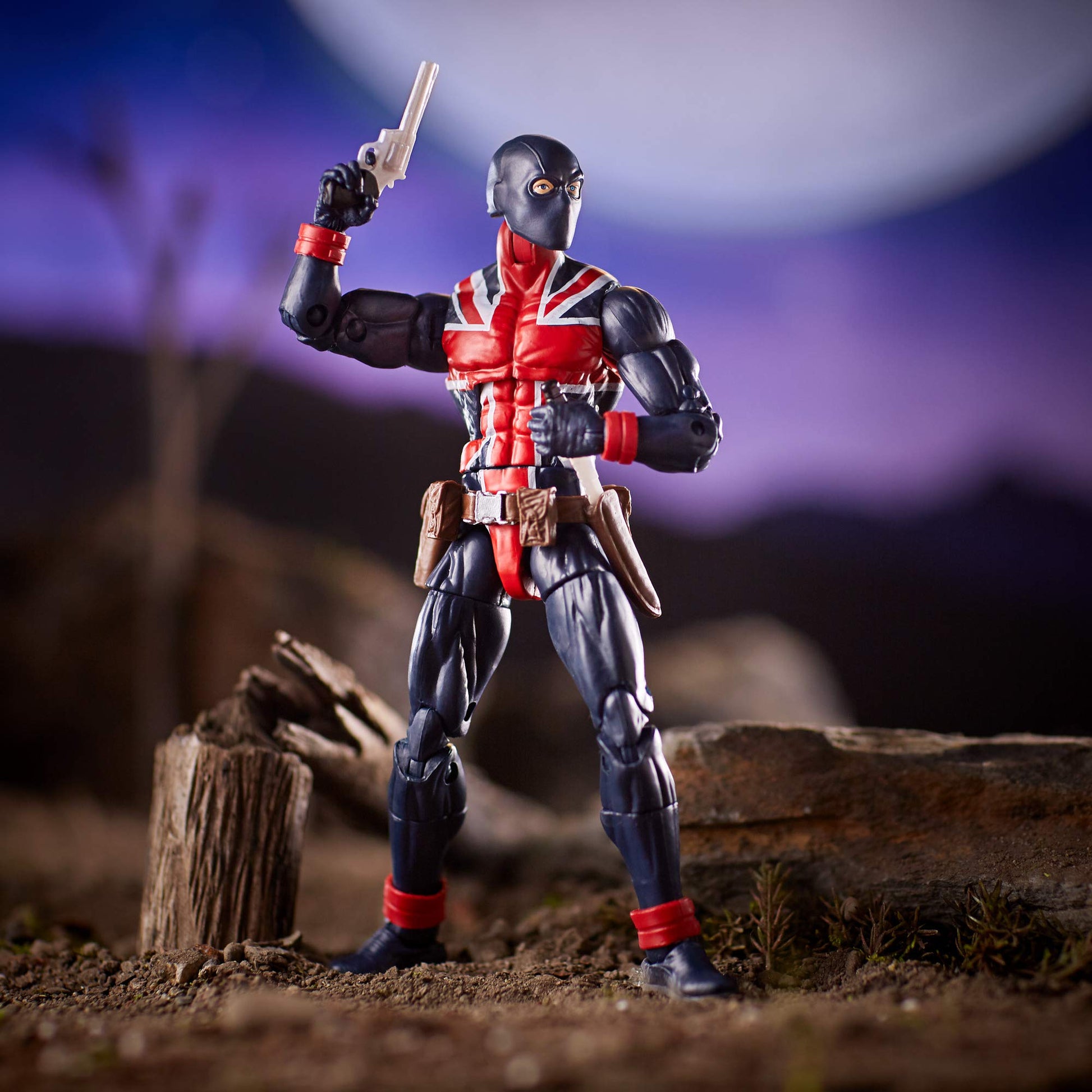 Avengers Marvel Legends Series Union Jack 6" Collectible Action Figure Toy For Ages 4 & Up with Accessories & Build-A-Figurepiece
