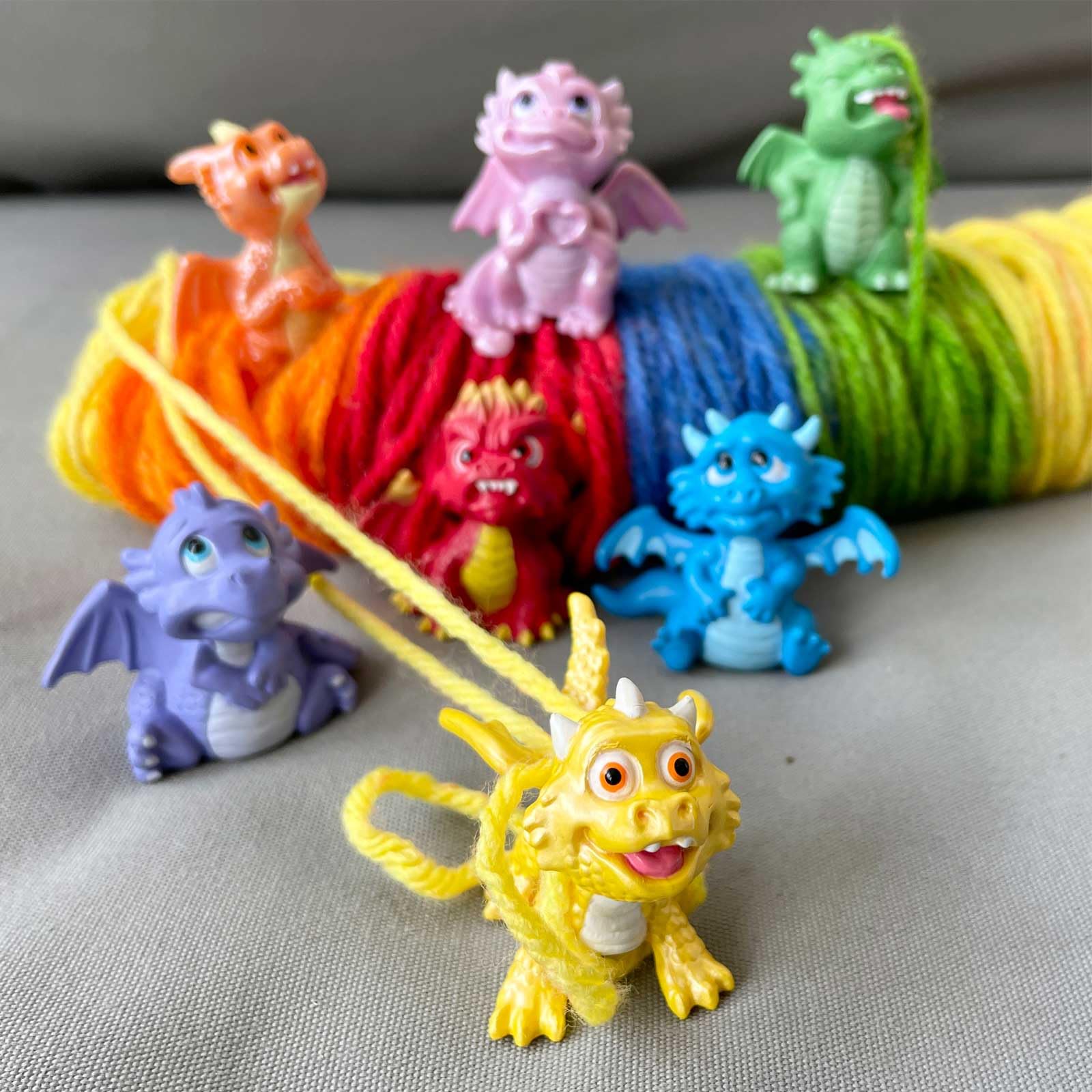 Safari Ltd. Mystic Mood Dragons TOOB - 7 Emotion-Themed Dragon Figurines - Social Emotional Learning Toy Set for Boys, Girls, and Kids 3+