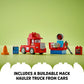 LEGO Disney Pixar Mack at The Race Cars Toys - Pixar Cars Birthday Gift for Toddlers, Preschool, Boys & Girls, Ages 2+ - Educational Building Toys Set