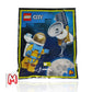 LEGO City Minifigure Space Port - Astronaut (with Jetpack and Satellite) 22 Pieces Foil Pack