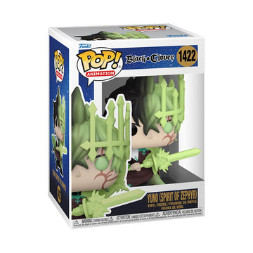 Funko POP! Animation: Black Clover - Yuno - (Spirit of Zephyr) - Collectable Vinyl Figure - Gift Idea - Official Merchandise - for Kids & Adults