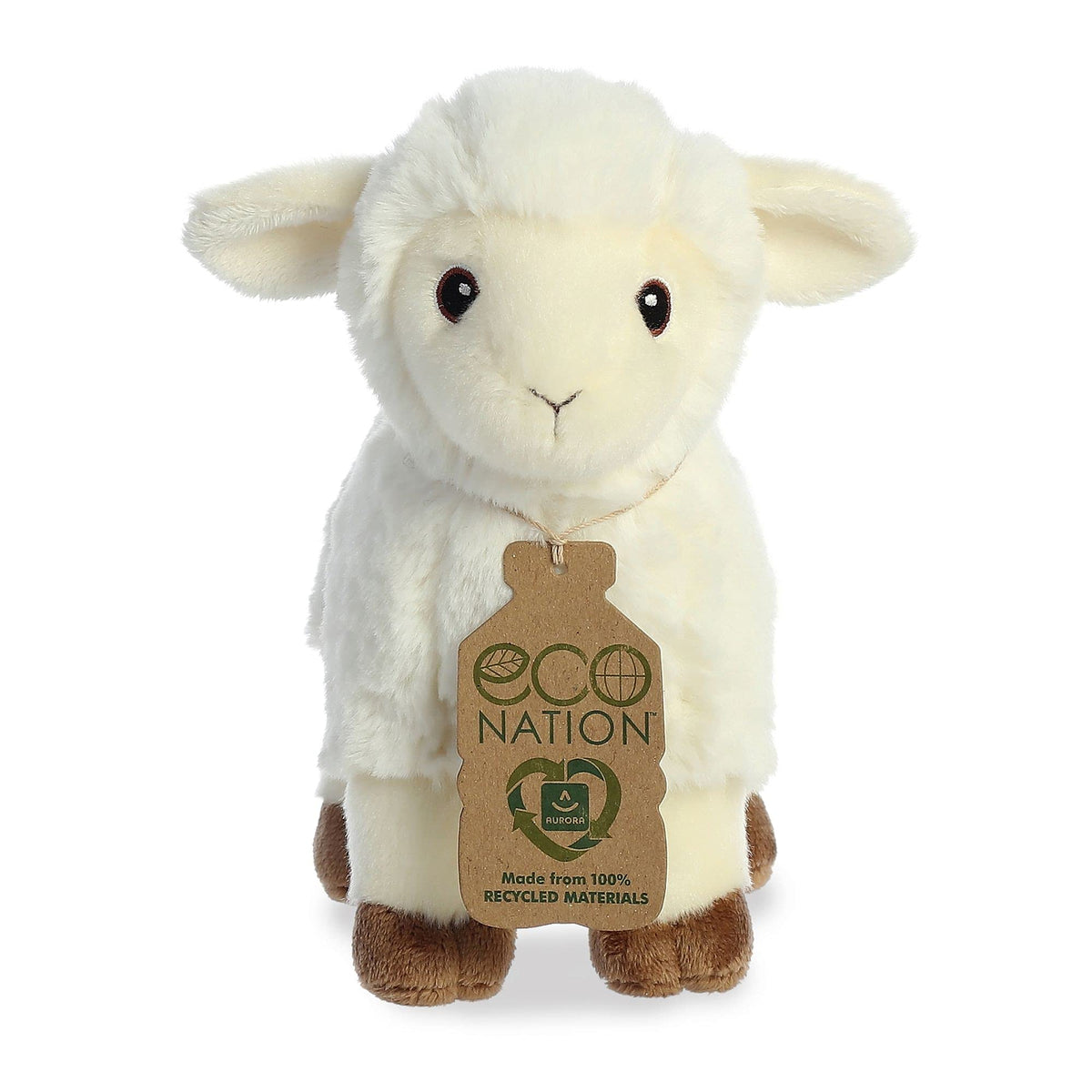Aurora Eco Nation 8" Lamb Responsibly Made Stuffed Animal