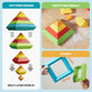 32-Piece Building Blocks Set, Montessori Pyramid Stacking Toys for Kids
