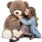 Tezituor Big Teddy Bear,40'' Giant Stuffed Animal Plush Toys,Life Size Teddy Bear Plushie Gifts for Adult & Children Kids Boys Girls or Kids,Soft Bear