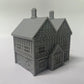 HAUTICO Tabletop Miniature Little Town Building Terrains for RPG War Games - 18mm Scale Scenery with Medieval Style, Dioramas Building Set, Paintable