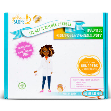 YELLOW SCOPE Paper Chromatopgraphy Science Kit for Kids, Toddler Activities, Preschool Learning Activities, STEM Kits for Girls and Boys, Educational