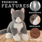 lulumaia Weighted Stuffed Animals - 3.5lb - Microwavable Unscented Plush Stuffed Animal - Weighted and Heated Stuffed Animal for Menstrual Cramps