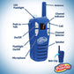 Little Pretender 2 Pack Walkie Talkies for Kids, 2 Mile Range, Includes Built-in Flashlight, Kids Walkie Talkies, 2 Pack Walkie Talkie, Gifts for