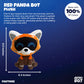 Youtooz Red Panda Bot Plush, 9 Inch
