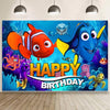 Finding Nemo Wall Decor for Birthday Decorations, Finding Nemo Backdrop for Kids Birthday Party Supplies (5x3ft)