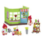 Lil Woodzeez - Toy Figures Playhouse - Flower Shop - Stackable - 3+ Years