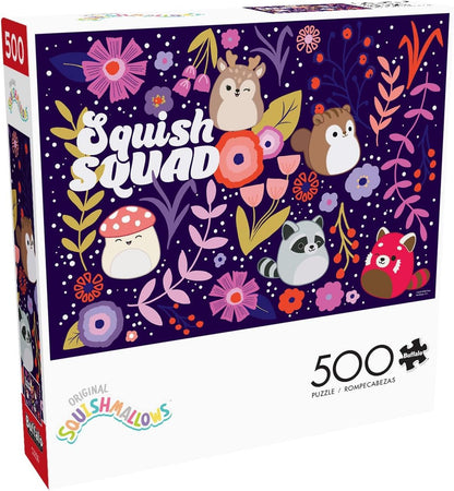 Buffalo Games - Squishmallow Squish Squad - 500 Piece Puzzle for Adults