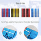 4 Pack Red and Blue Foil Fringe Curtains Backdrops 3.3x6.6 ft