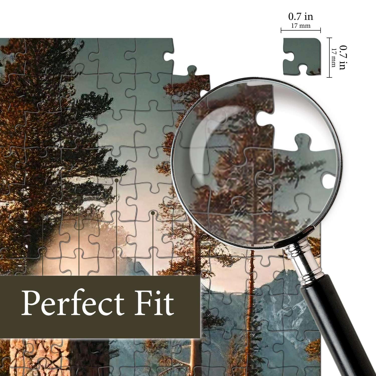 Jigsaw Puzzles for Adults 1000 Pieces - Colorful with Large Poster - Letters on Back - AI Art - Rompecabezas para Adultos - Gifts for Adult Couples